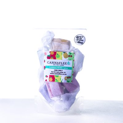 Cannaflex-Cannachews-Plus-400mg Cannaflex Toffees - 10 Pack (40mg each)