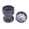 4 Part Super Heroes Grinder with Crank– Gunmetal -  Medium