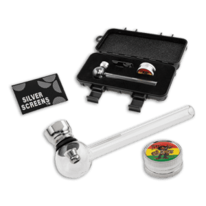 Dreamliner-Glass-Rasta-Pipe-Travel-Box-300x300 Dreamliner Glass Pipe with Grinder & Screens in Travel Box