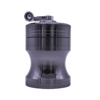 4 Part Super Heroes Grinder with Crank– Gunmetal -  Medium