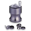 4 Part Super Heroes Grinder with Crank– Gunmetal -  Medium