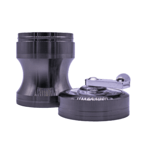 4 Part Super Heroes Grinder with Crank– Gunmetal -  Medium