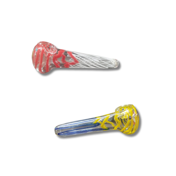 Glass Spoon Rasta Pipe – Large