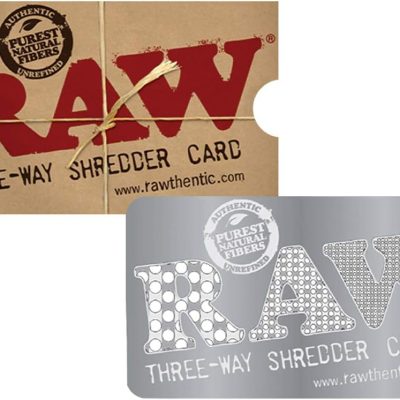 Raw Three-Way Shredder Card