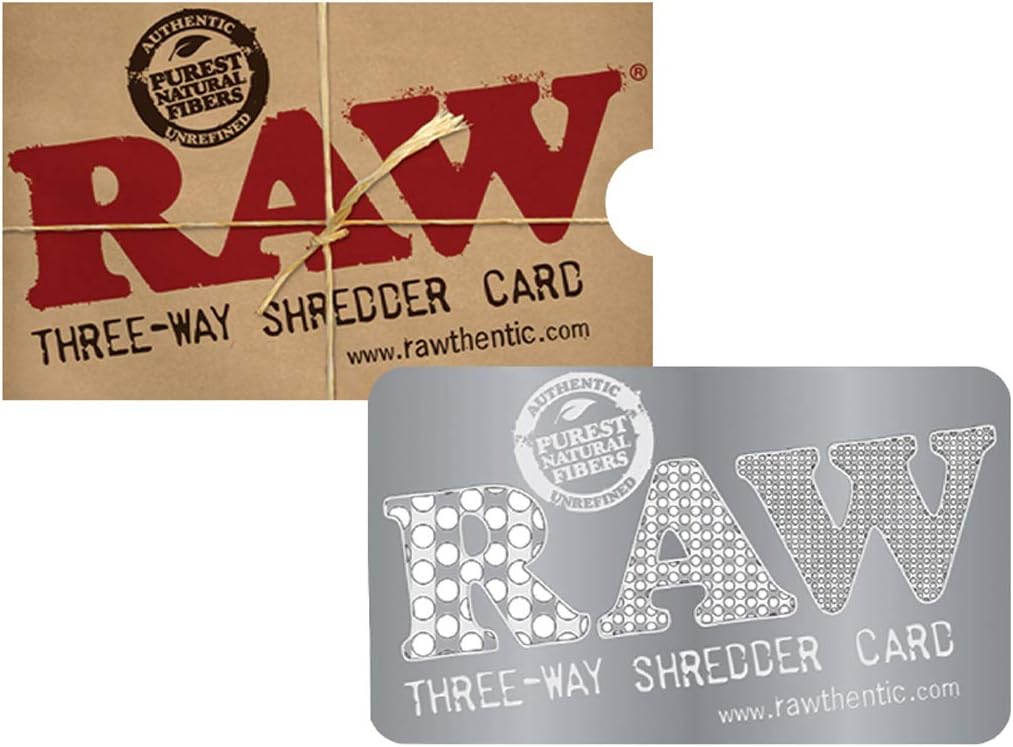 Raw Three-Way Shredder Card
