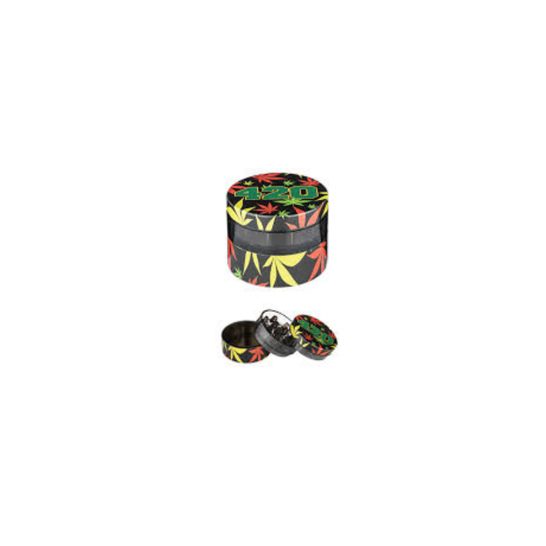 3PC 420 Leaf Plastic Grinder