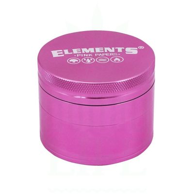Elements_aluminium_grinder_pink_front_large Elements Grinder Pink