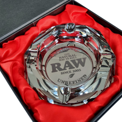 RAW Dark Side Glass Ashtray