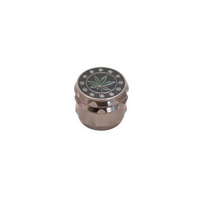 Green Leaf Metal Grinder- 4pc