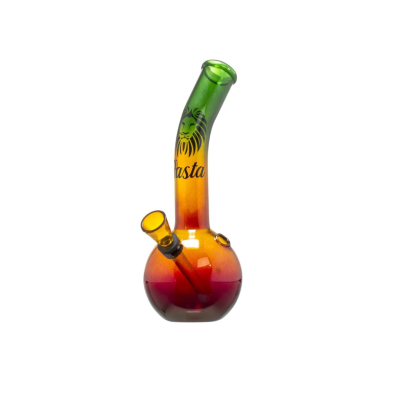 Rasta Lion Glass Bong- 18cm