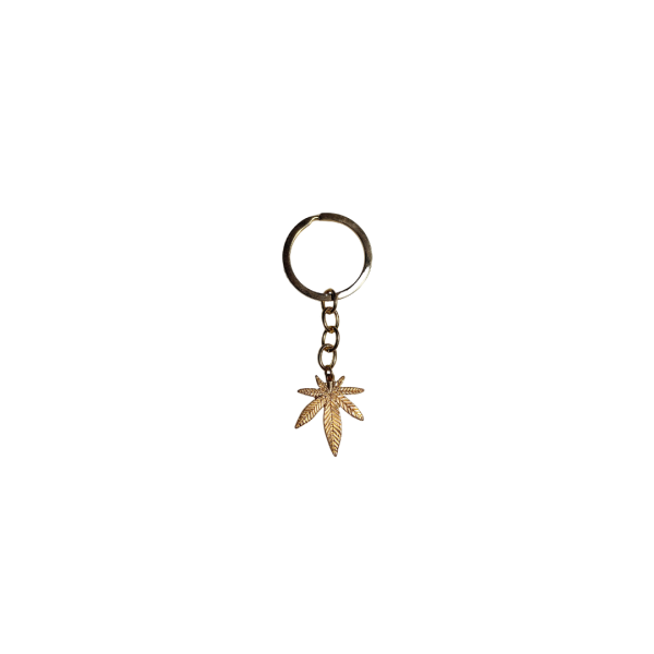 Weed Leaf Keychain