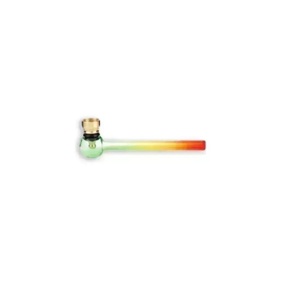 Rasta Glass Pipe 12cm