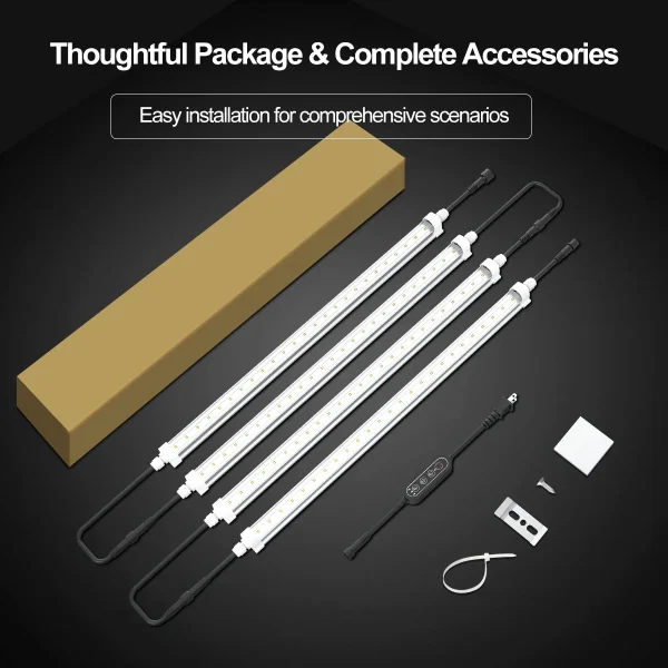 T8 LED Tube Grow Lights 10W X 4PCS