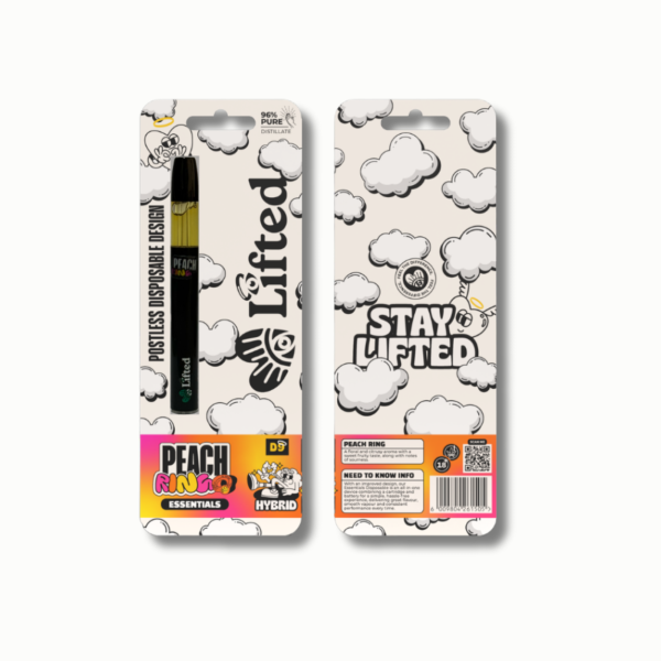 Peach Rings (H) Lifted D9 Disposable Vapes 1ML