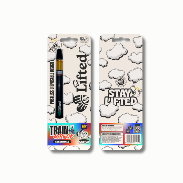 train wreck (S) Lifted D9 Disposable Vapes 1ML