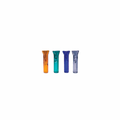 Coloured Glass Tips 8 x 35mm
