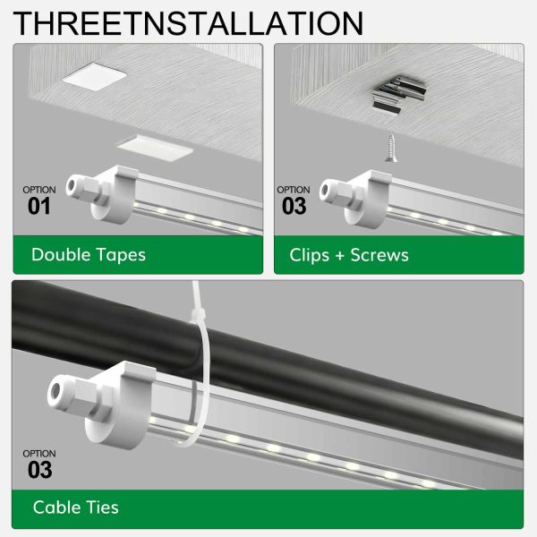 T8 LED Tube Grow Lights 10W x 2PCS for Plant Seedling/Leaf green/Mushroom/Microgreens Cultivation