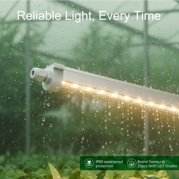 T8 LED Tube Grow Lights 10W x 2PCS for Plant Seedling/Leaf green/Mushroom/Microgreens Cultivation
