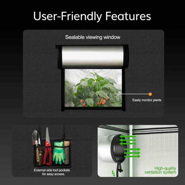 120×120×200cm Grow Tent