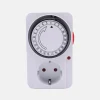 24 hours Plug in Timer Mechanical with Adapter & Converter