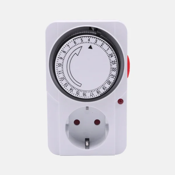 24 hours Plug in Timer Mechanical with Adapter & Converter