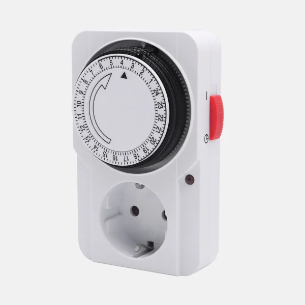 24 hours Plug in Timer Mechanical with Adapter & Converter
