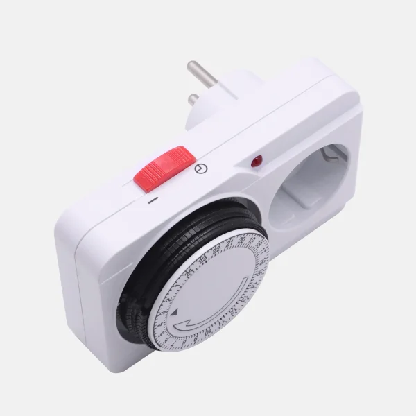 24 hours Plug in Timer Mechanical with Adapter & Converter