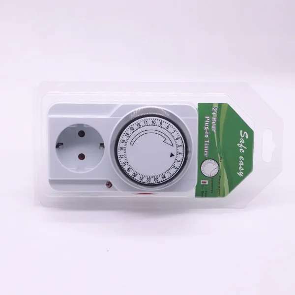 24 hours Plug in Timer Mechanical with Adapter & Converter