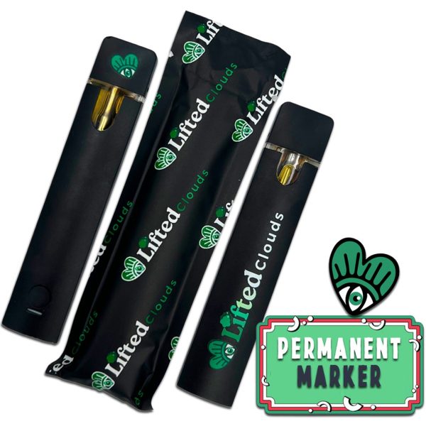 Lifted Delta 9 Disposable Vape 0.5ml (in a sleeve) – Permanent Marker (Hybrid) Lifted Disposable Vapes 0.5ML