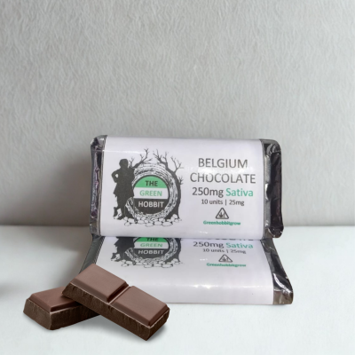 belgium chocolate GH The Green Hobbit Belgium Bar 250mg