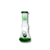Colour Leaf Glass Bong 12.5cm
